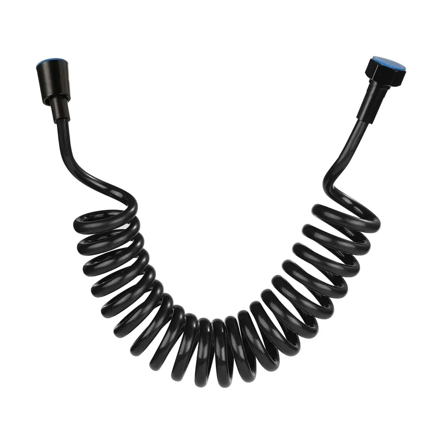 Flexible Spring shower Hose Pipe - 1 Meter Black
