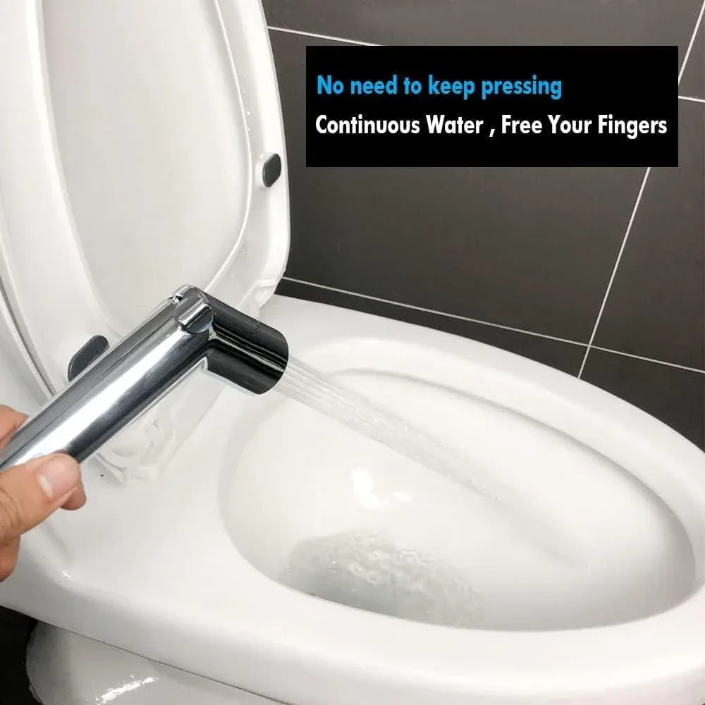 Stady Handheld Bidet Sprayer Silver ABS Health Faucet - Image 4