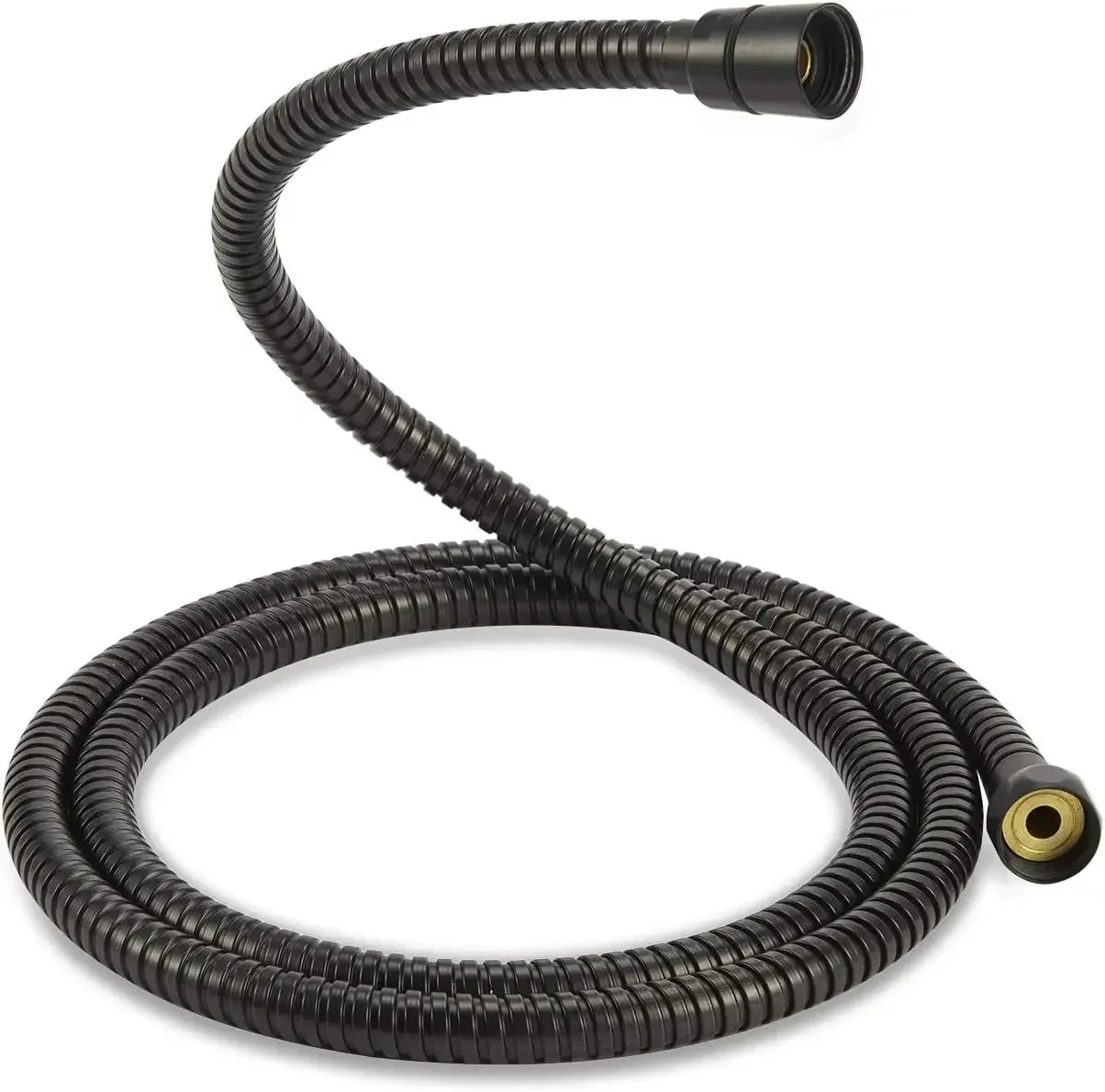 Stainless Steel Shower Hose Pipe - 1 Meter Black