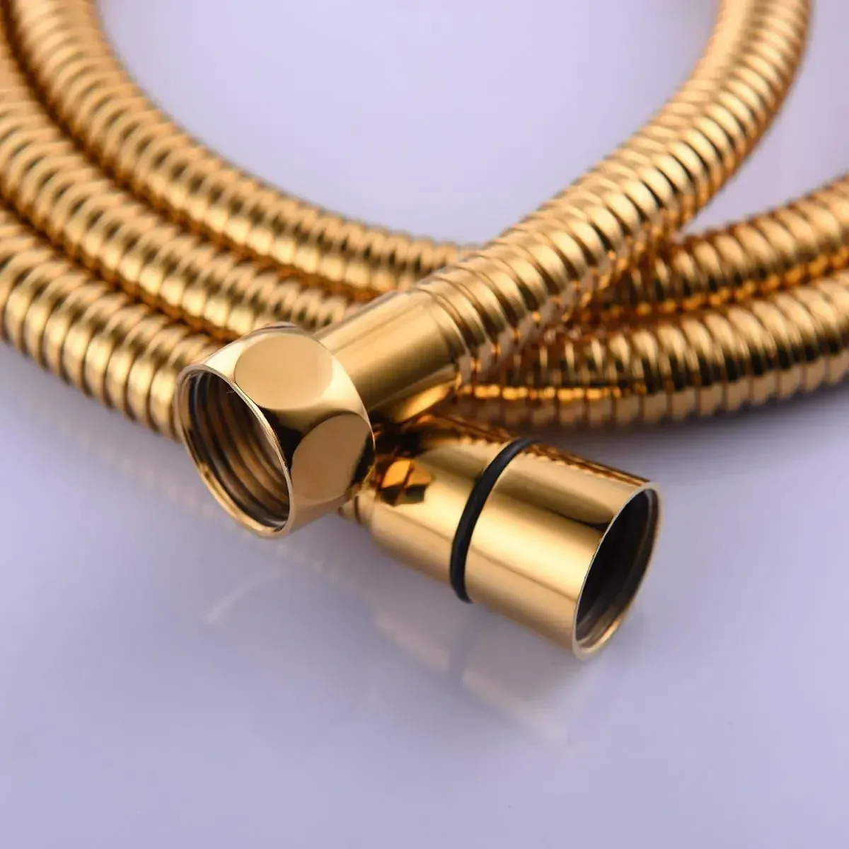 Stainless Steel Shower Hose Pipe - 1 Meter Gold - Image 4