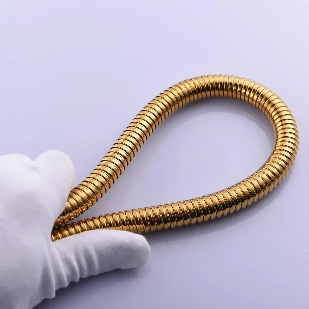 Stainless Steel Shower Hose Pipe - 1 Meter Gold - Image 6