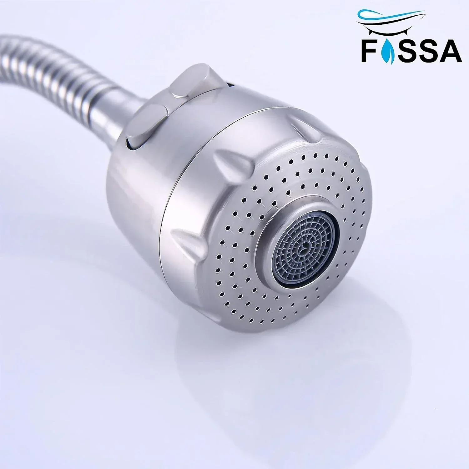 Dual-Flow Wall-Mount 360° Hot & Cold Kitchen Mixer Faucet Silver - Image 4