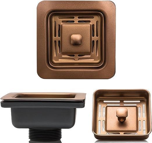 Fossa Stainless Steel Waste Coupling For Kitchen Sinks ( Rose Gold )