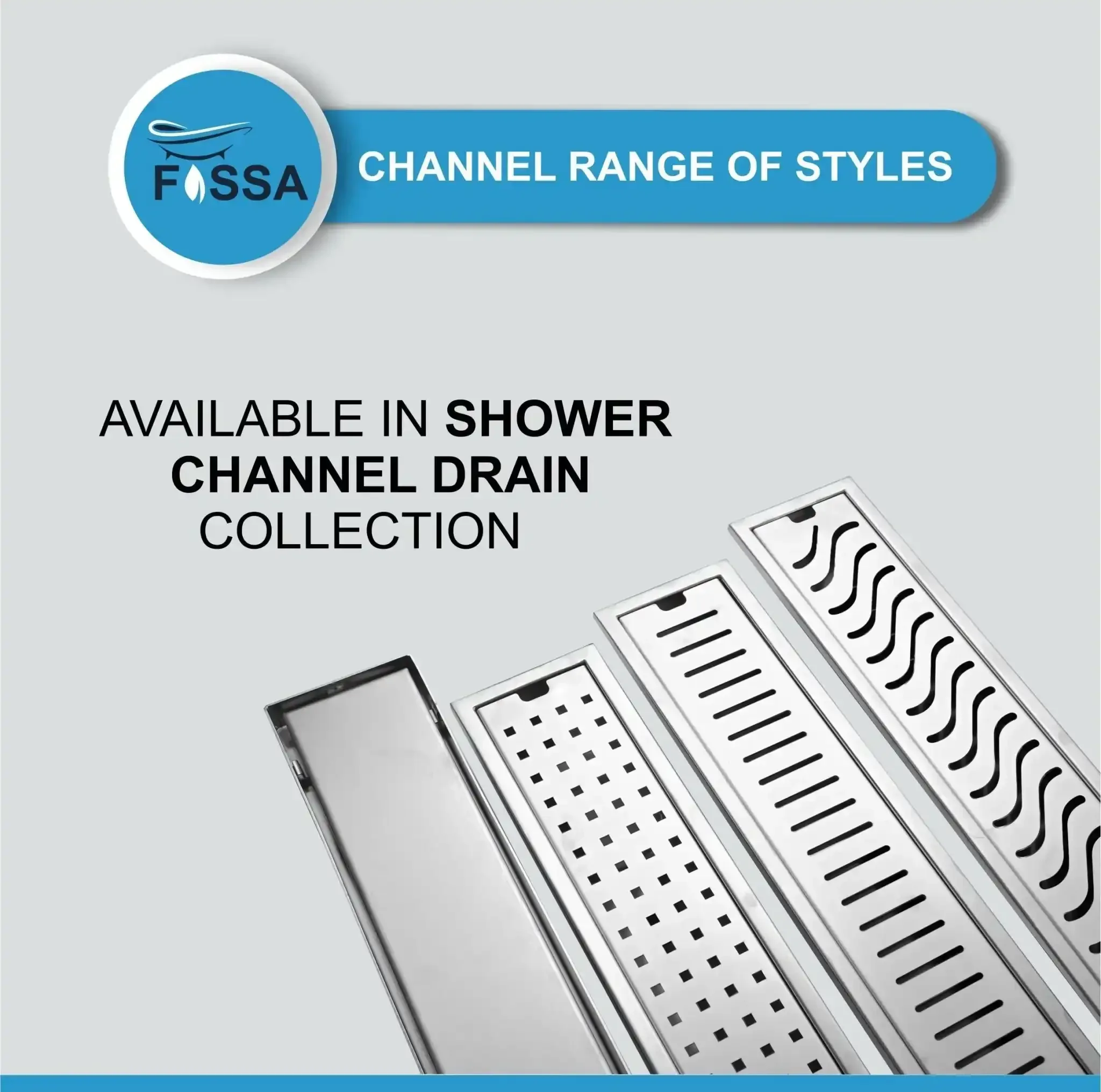Wave (18x 4 Inches) 304 Grade Brushed Shower Drain Channel Floor Drain - Image 5
